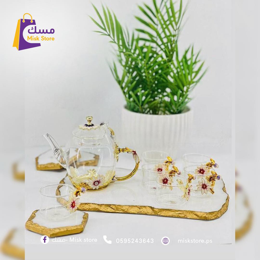 Picture of طقم إبريق + 6 فناجين 